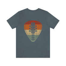 Load image into Gallery viewer, Retro Guitar Pick Men&#39;s Short Sleeve Graphic Tee
