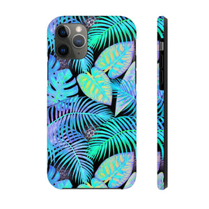 Neon Blue Jungle Tough Phone Case, Case-Mate