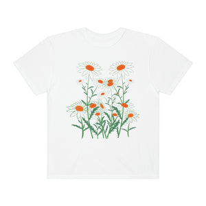 Wildflowers Stenciled Women’s Vintage T-shirt