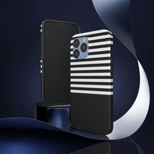 Load image into Gallery viewer, Black and White Stripes Tough Phone Case, Case-Mate
