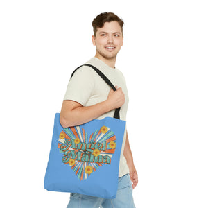 Angel Mama Blue High Quality Tote Bag