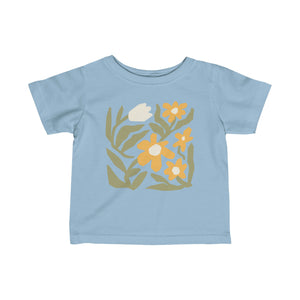 Utopian Flower Abstract Infant Fine Jersey Tee