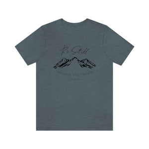 Be Still Psalm 45:10 Men's Short Sleeve Graphic Tee