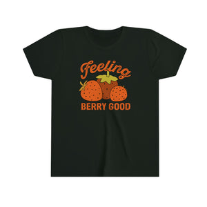 Feeling Berry Good Girls Youth Retro T-shirt