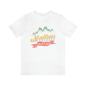 Mountains are Calling Men's Short Sleeve Graphic Tee