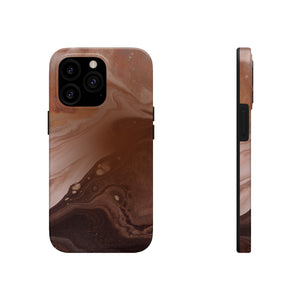 Brown Marble Tough Phone Case, Case-Mate