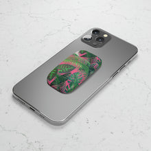 Load image into Gallery viewer, Neon Jungle Pinks and Green Phone Click-On Grip
