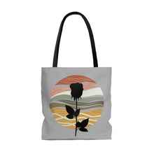 Load image into Gallery viewer, Black Rose Retro High Quality Tote Bag
