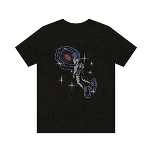 Space Basketball Men's Short Sleeve Graphic Tee