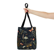 Load image into Gallery viewer, Dragonflies Black High Quality Tote Bag
