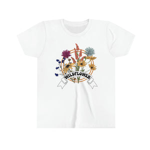 Wildflowers Girls Youth Retro T-shirt