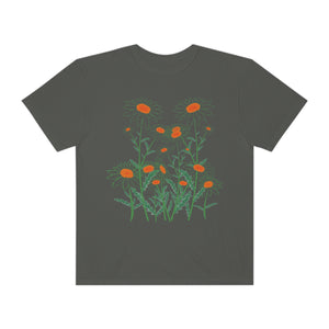 Wildflowers Stenciled Women’s Vintage T-shirt