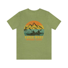 Load image into Gallery viewer, Kayak More Worry Less Men&#39;s Short Sleeve Graphic Tee
