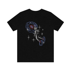 Space Basketball Men's Short Sleeve Graphic Tee