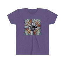 Load image into Gallery viewer, Here Comes The Sun Girls Youth Retro T-shirt
