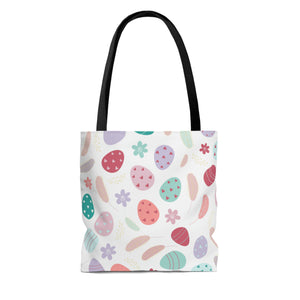 Girls Custom Easter Egg Bag White