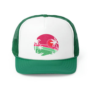 Sunset Palms Beach Trucker Cap