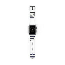 Load image into Gallery viewer, Linear Geo Faux-Leather Apple Watch Band
