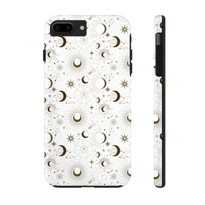 Sun and Moon White Phone Case, Case-Mate