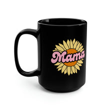 Load image into Gallery viewer, Sunflower Mama Black Mug, 15oz
