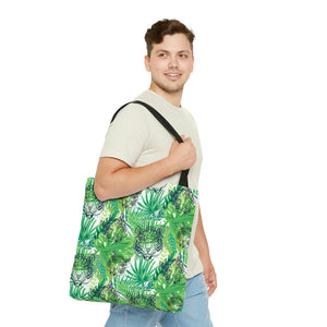 Green Jungle Tiger High Quality Tote Bag