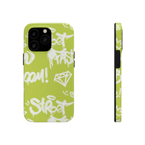 Graffiti Green Tough Phone Case, Case-Mate