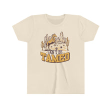 Load image into Gallery viewer, Cant Be Tamed Cowboy Youth Boys T-shirt
