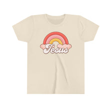 Load image into Gallery viewer, Jesus Rainbow Girls Retro T-shirt
