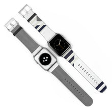 Load image into Gallery viewer, Linear Geo Faux-Leather Apple Watch Band
