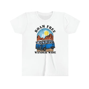 Roam Free Wander Wide Youth Boys T-shirt