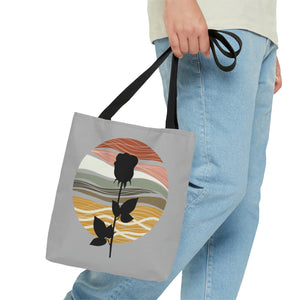 Black Rose Retro High Quality Tote Bag