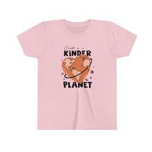 Load image into Gallery viewer, Create a Kinder Planet Pinks Girls Retro T-shirt
