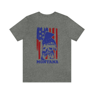 Montana America Bear Men's Short Sleeve Graphic Tee