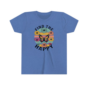 Find The Happy Youth Girls Retro T-shirt