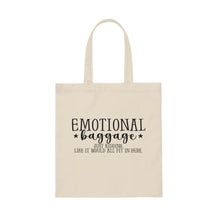 Load image into Gallery viewer, Emotional Baggage Canvas Tote Bag
