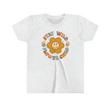 Load image into Gallery viewer, Stay Wild Flower Child Girls Youth Retro T-shirt
