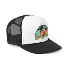 Load image into Gallery viewer, California Beach Rainbow Trucker Cap
