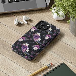 Purple Rose Tough Phone Case, Case-Mate