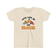 Load image into Gallery viewer, Live Life In Full Bloom Youth Retro T-shirt
