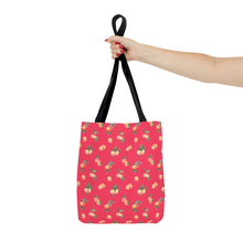 Load image into Gallery viewer, Peaches Dark Pink/Red High Quality Tote Bag
