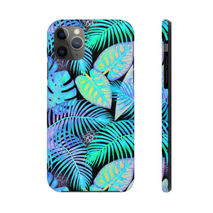 Neon Blue Jungle Tough Phone Case, Case-Mate