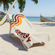 Load image into Gallery viewer, The Kennedy Retro Custom Name Beach Towel
