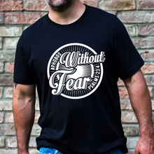 Load image into Gallery viewer, Without Fear Psalm Men&#39;s Short Sleeve Graphic Tee
