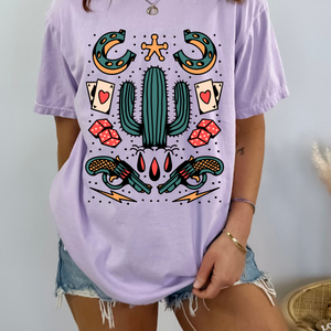 Cowboy Cactus Women’s Vintage T-shirt