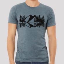 Load image into Gallery viewer, Moutains Sketch Men&#39;s Short Sleeve Graphic Tee
