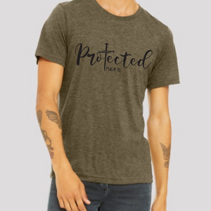 Protected Psalm 91 Men's Short Sleeve Graphic Tee