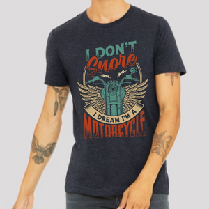 I Dont Snore I Motorcycle Men's Short Sleeve Graphic Tee