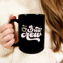 Load image into Gallery viewer, Brew Crew Black Mug, 15oz
