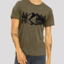 Load image into Gallery viewer, Moutains Sketch Men&#39;s Short Sleeve Graphic Tee
