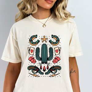 Cowboy Cactus Women’s Vintage T-shirt